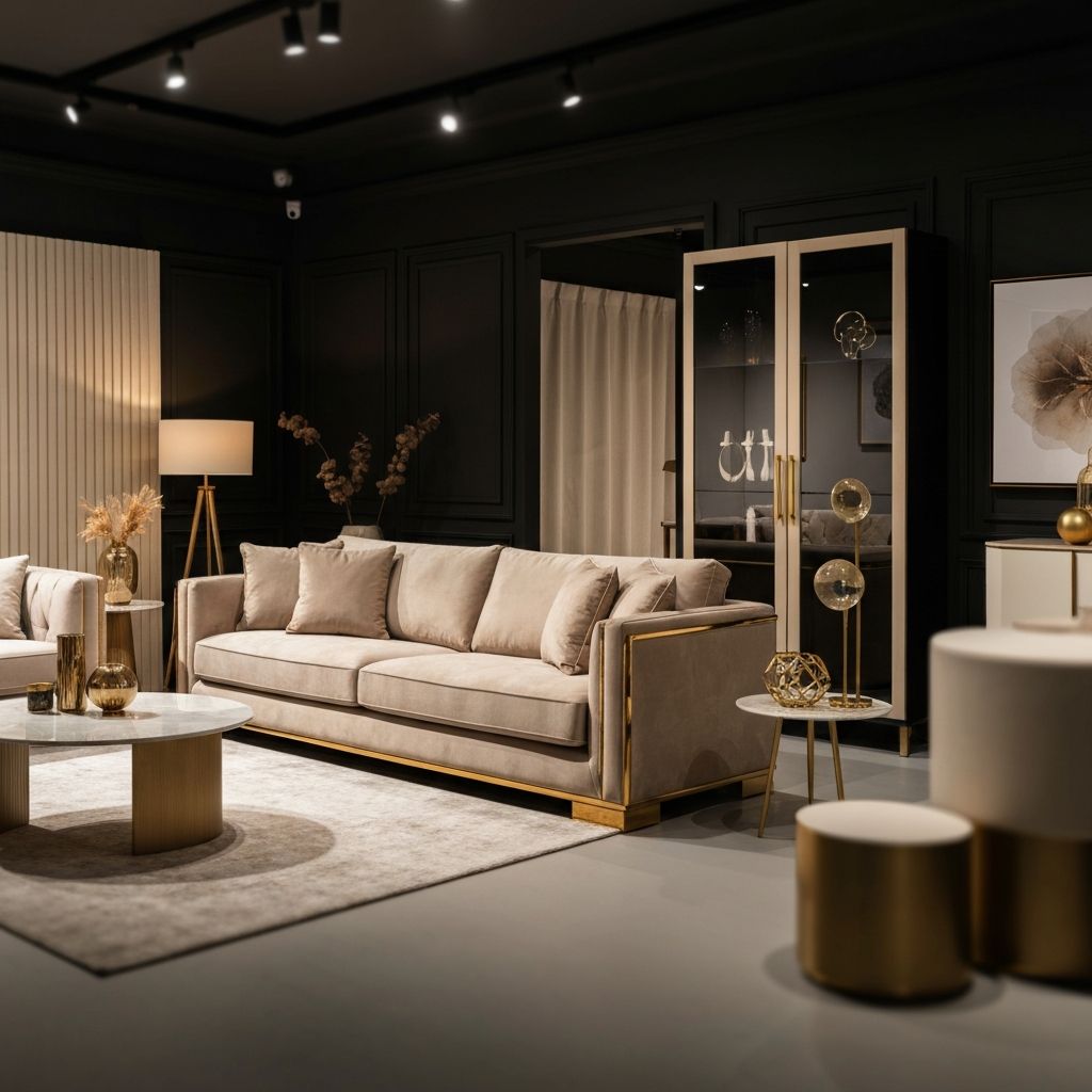 Enotti Mobilya - Lüks oturma odası tasarımı